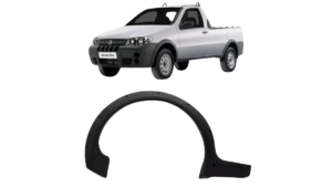 Moldura de Roda Dianteira Esquerda Preto Texturizado Strada Restyling 2 / Adventure 2005-2012 Novo