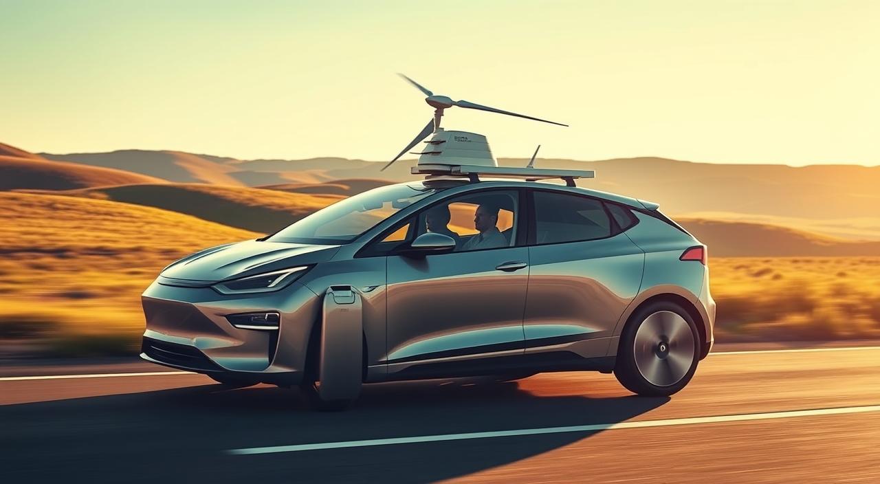 energia eólica para carros